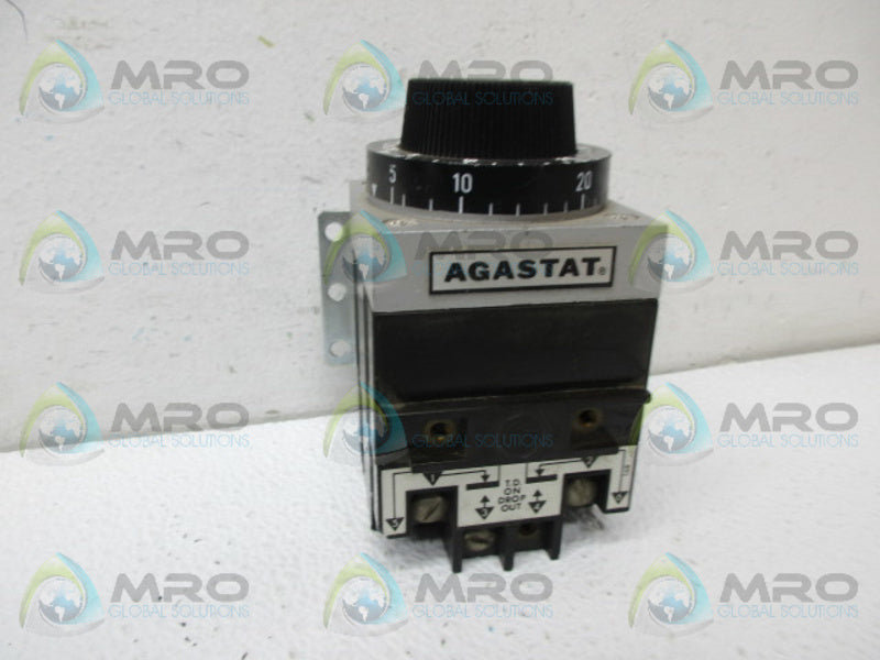 AGASTAT 7022PH TIME DELAY RELAY 3-30 MIN. *USED*