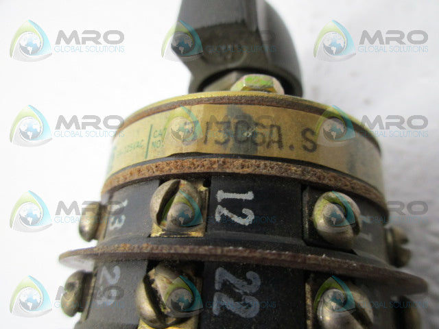 ELECTROSWITCH 31306A.S ROTARY SWITCH *USED*