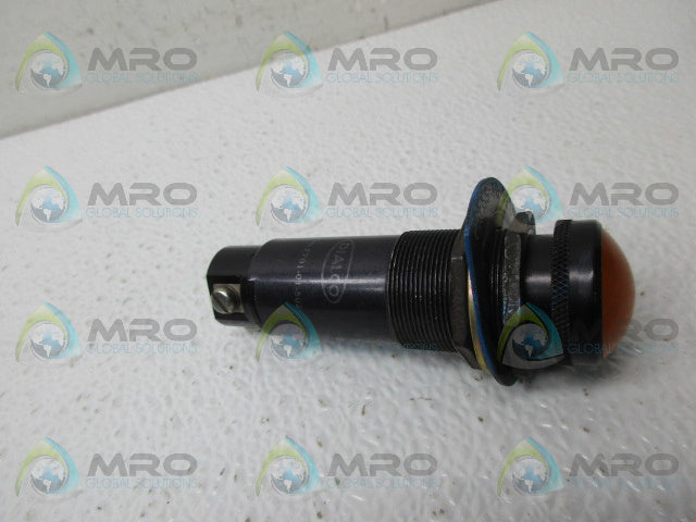 DIALCO 620-2701-02-502 ORANGE ILLUMINATED PUSHBUTTON *USED*