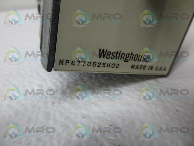 WESTINGHOUSE NP677C525H02 CONTROL SWITCH *USED*