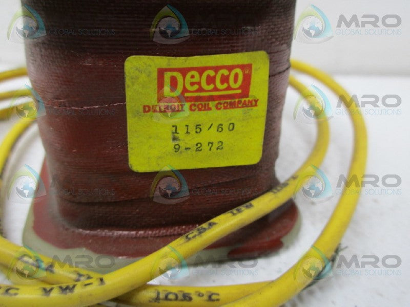 DECCO 9-272 COIL 115V *USED*