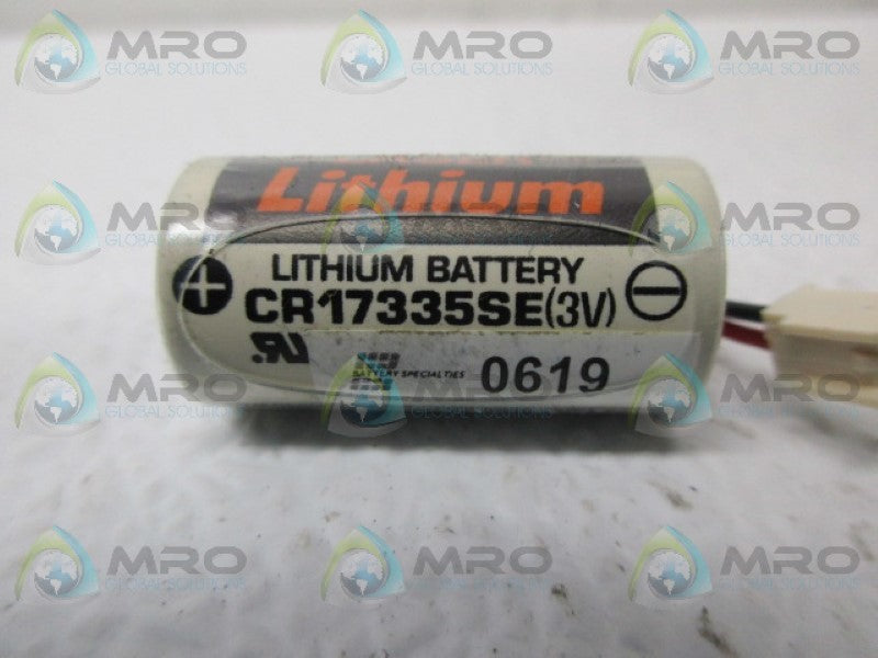 SANYO CR17335SE LITHIUM BATTERY *USED*