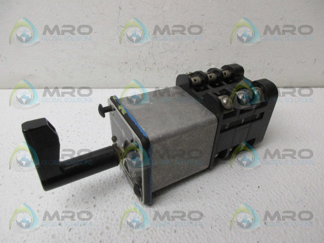 GENERAL ELECTRIC SBM10AA108 ROTARY SWITCH *USED*