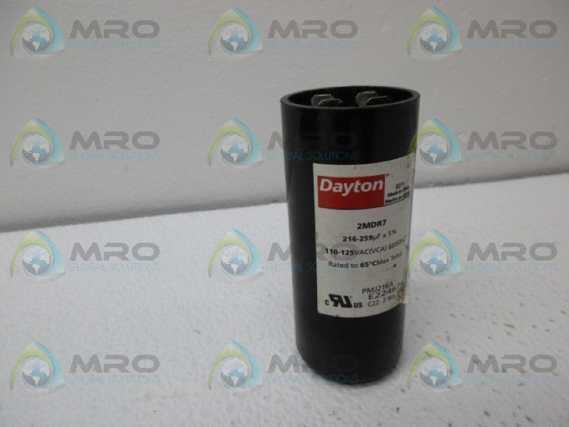 DAYTON 2MDR7 MOTOR START CAPACITOR *USED*