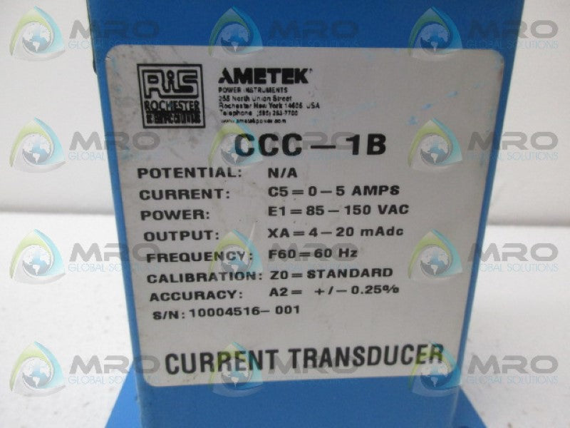 RIS CCC-1B-C5-E1-XA-F60-Z0-A2 CURRENT TRANSDUCER *NEW NO BOX*