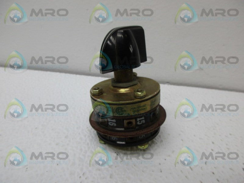 ELECTROSWITCH 31302A ROTYARY SWITCH *USED*