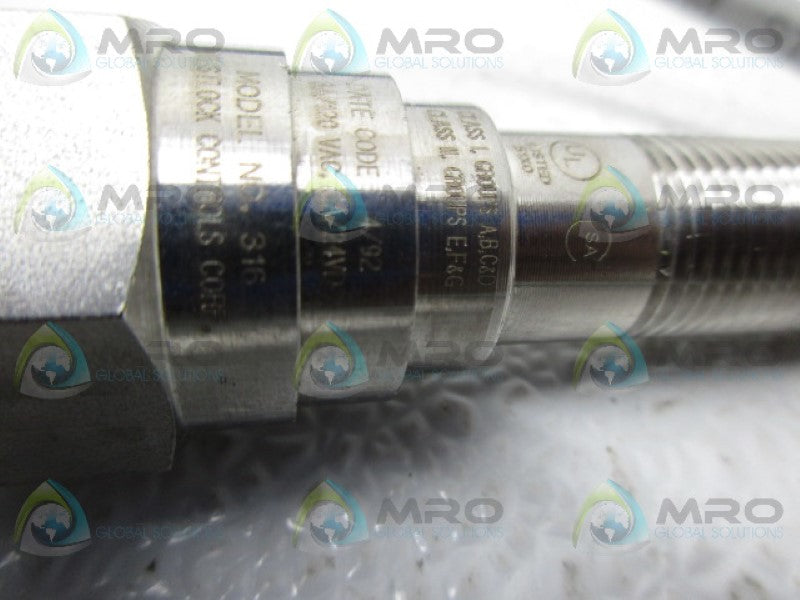 WESTLOCK CONTROLS 316 PROXIMITY SENSOR *NEW NO BOX*