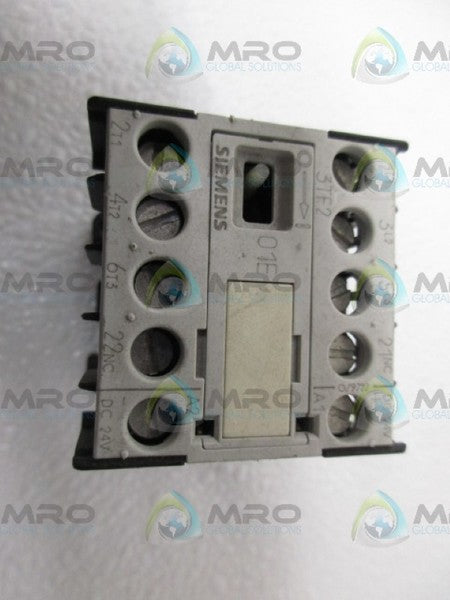 SIEMENS 3TF2001-0BB4 CONTACTOR *USED*