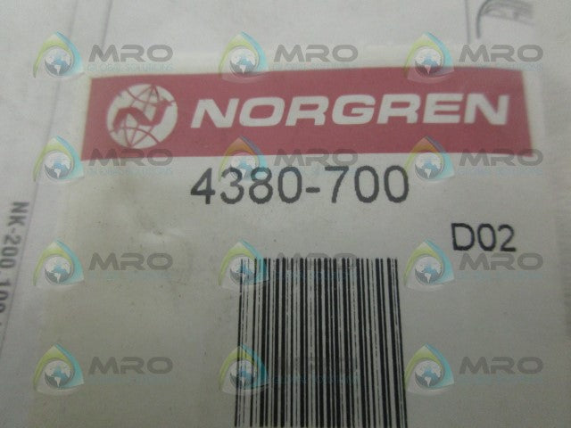 NORGREN 4380-700 KIT O-RING REPAIR *NEW IN ORIGINAL PACKAGE*