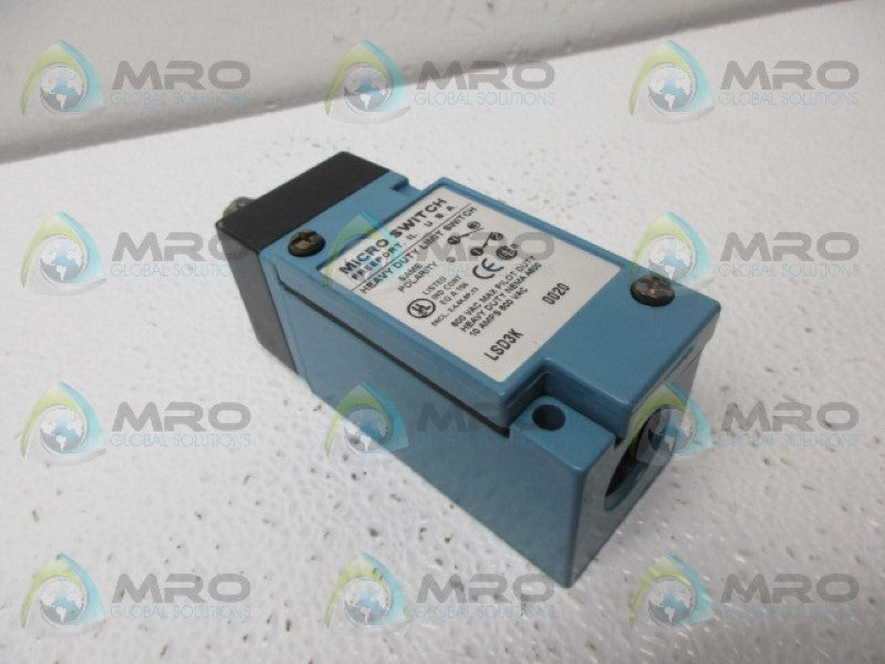 MICROSWITCH LSD3K HEAVY DUTY LIMIT SWITCH *NEW NO BOX*