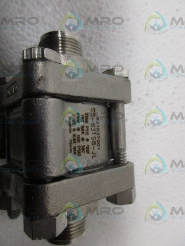 SWAGELOK SS-63TS8-JL BALL VALVE *NEW NO BOX*
