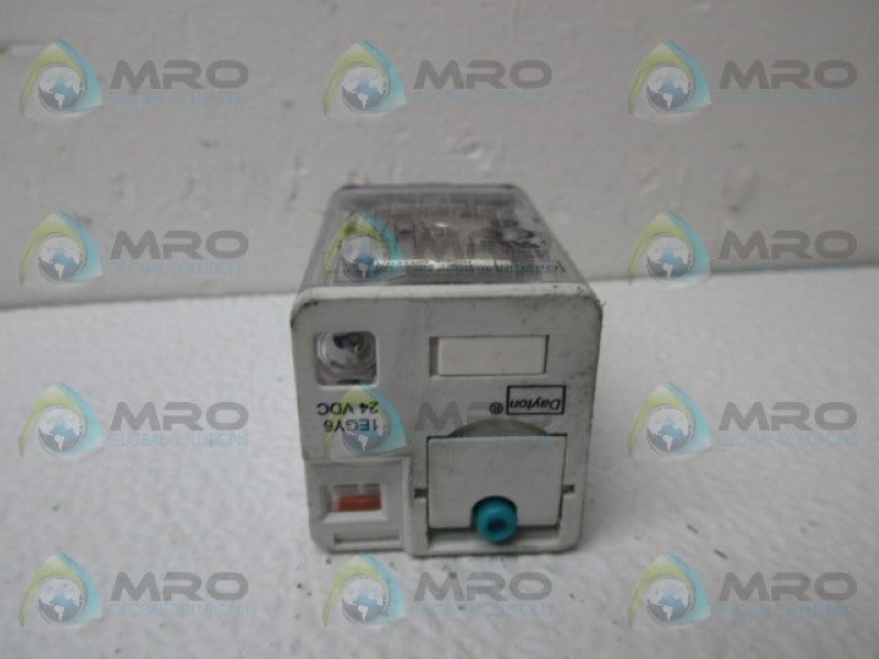 DAYTON 1EGY6 RELAY 24VDC UNMP