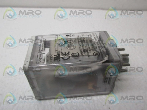 DAYTON 1EGY6 RELAY 24VDC UNMP