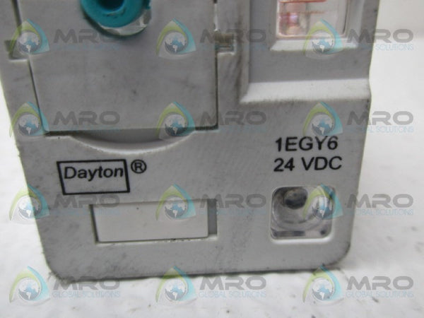 DAYTON 1EGY6 RELAY 24VDC UNMP