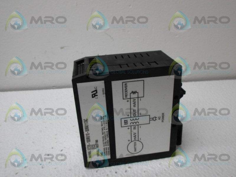 MOORE ECT/0-100MV/10-50MA/117AC SIGNAL ISOLATOR CONVERTER *USED*