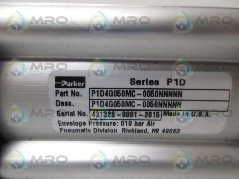 PARKER P1D4G050MC-0050NNNNN PNEUMATIC CYLINDER NSNP