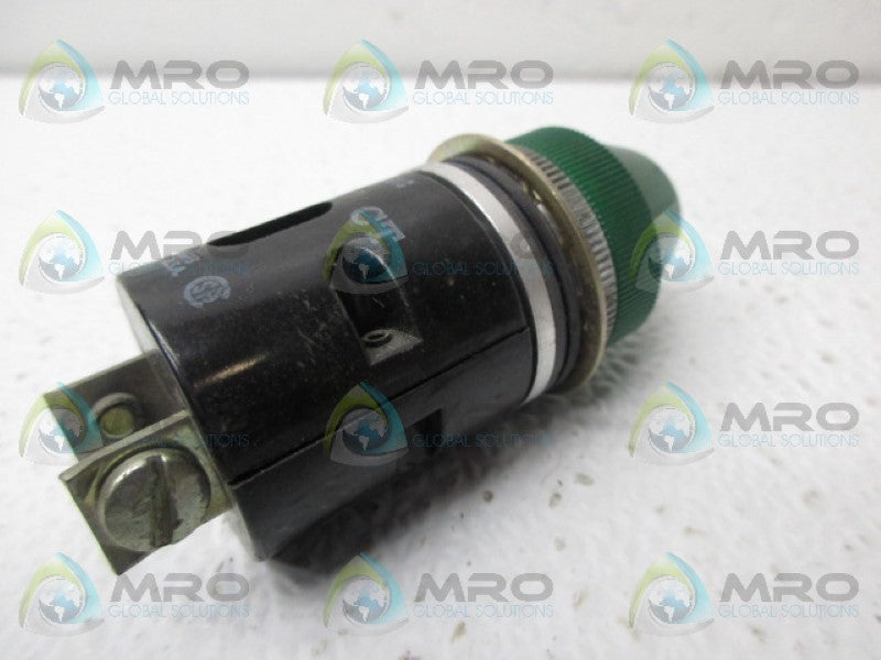 GENERAL ELECTRIC CR103HD1 GREEN INDICATING LIGHT *USED*