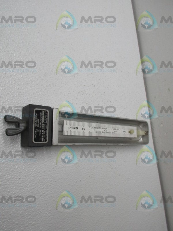 MERIAM 10AA25WM MANOMETER 6" *NEW NO BOX*
