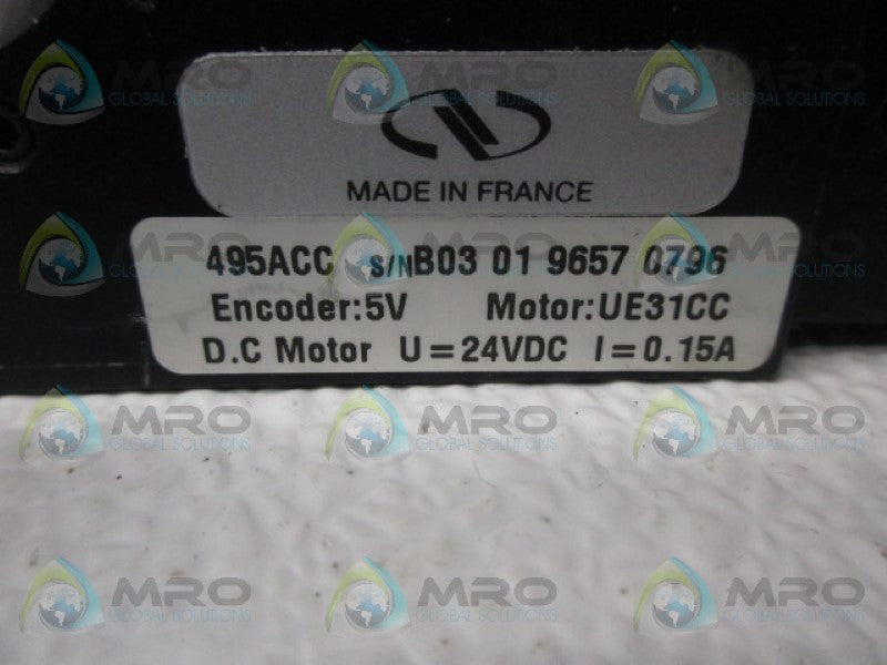 ESP 495ACC UE31CC DC MOTOR NSNP
