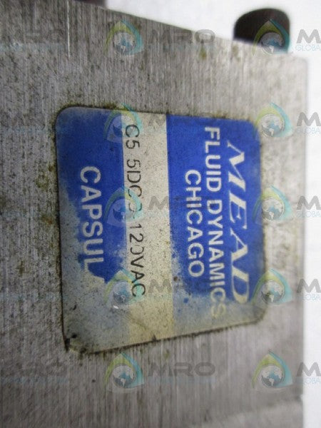 MEAD C5-5DCD VALVE 120VAC UNMP