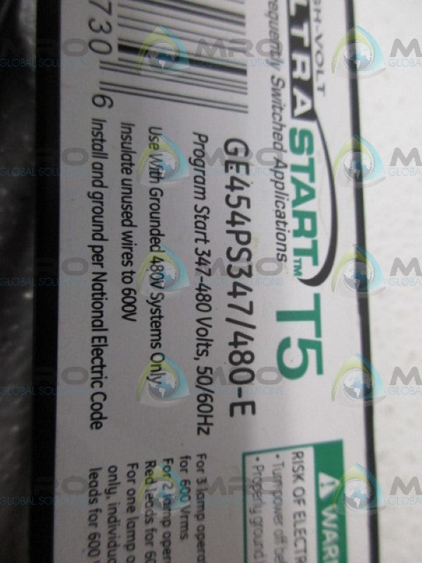 GENERAL ELECTRIC GE454PS347/480-E BALLAST *NEW NO BOX*