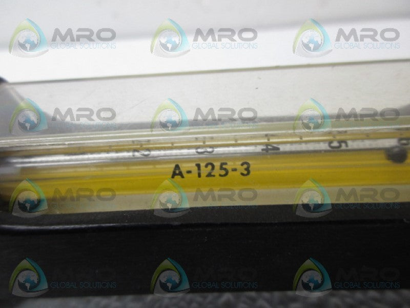 PORTER A-125-3 FLOW METER NSNP