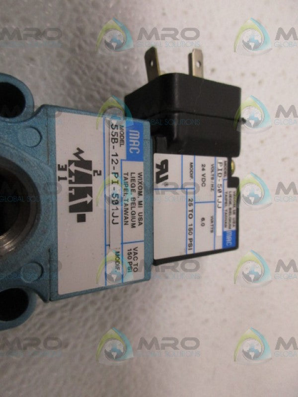 MAC 55B-12-PI-501JJ VALVE *NEW NO BOX*