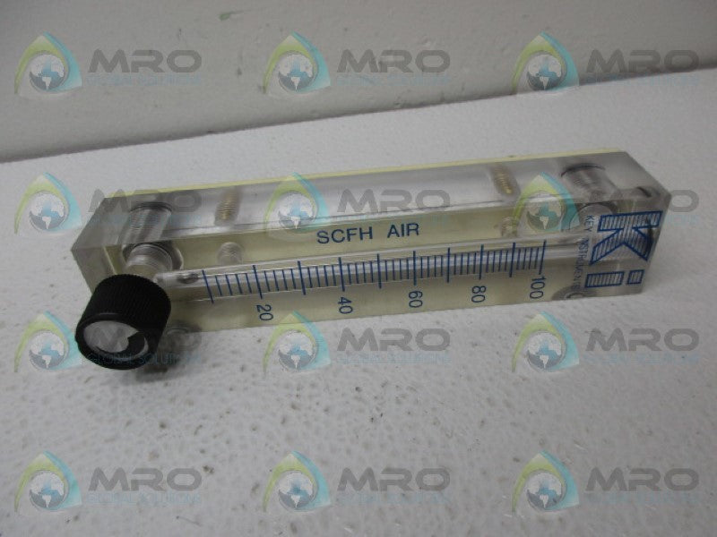 KEY INSTRUMENT FLOW METER 0-100 SCFH NSNP