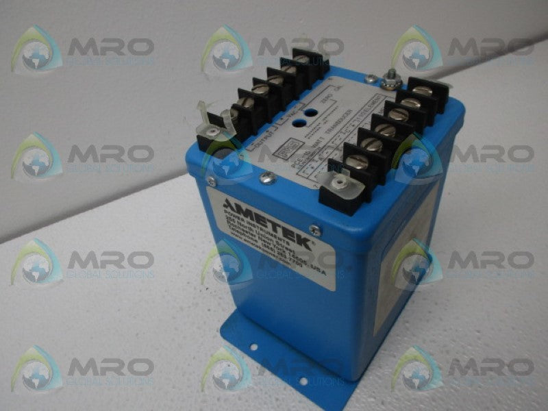 AMETEK PCE-15-P1-E0-CS-XA-F60-W0-Z1-A2 WATT TRANSDUCER UNMP