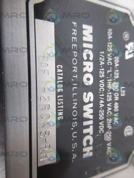 MICRO SWITCH BAF1-2RQN8-RH LIMIT SWITCH NSNP