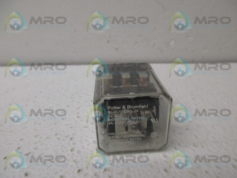 POTTER & BRUMFIELD KUP-14D25-24 RELAY 24V *USED*
