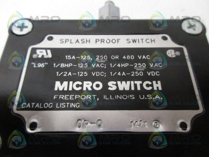 MICROSWITCH OP-Q LIMIT SWITCH *NEW NO BOX*