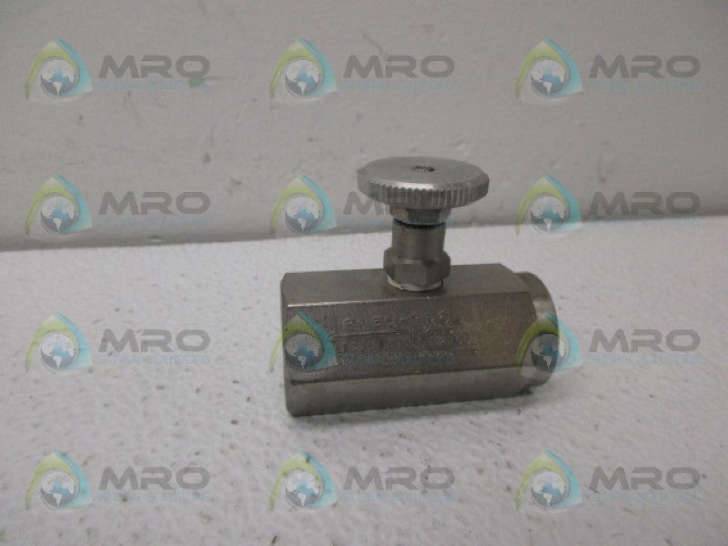 DELTROL N25SS PNEU-TROL NEEDLE VALVE *NEW NO BOX*