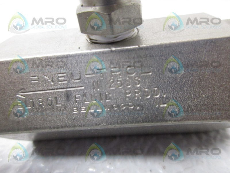 DELTROL N25SS PNEU-TROL NEEDLE VALVE *NEW NO BOX*