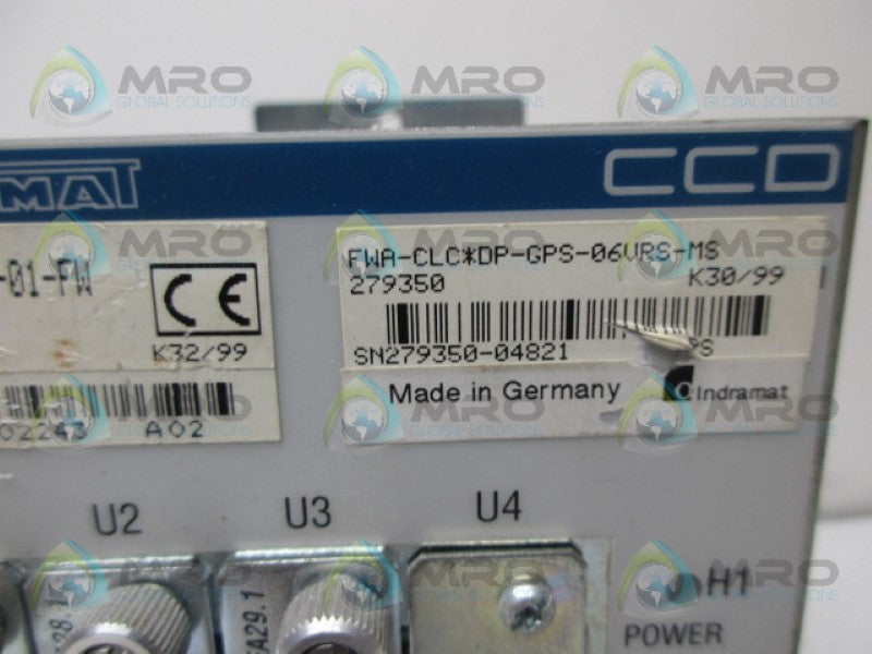 INDRMAT CCD01.1-KW03-01-FW CONTROLLER *USED*