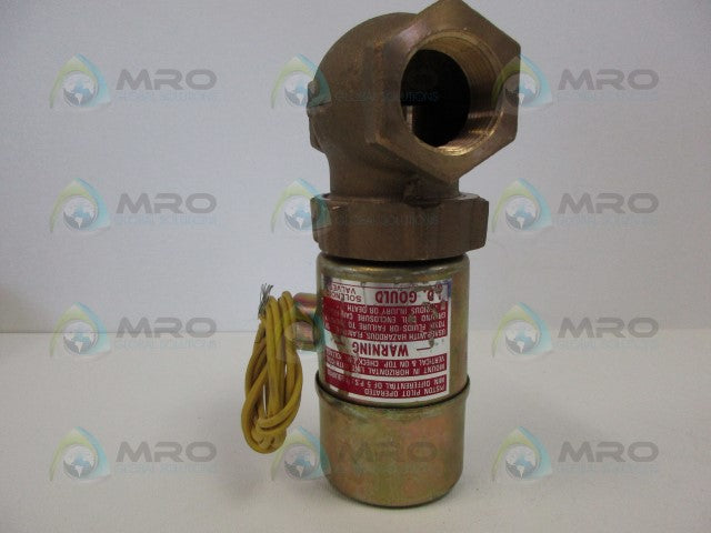 J.D GOULD COMPANY TYPE Q 1" SOLENOID VALVE *NEW NO BOX*