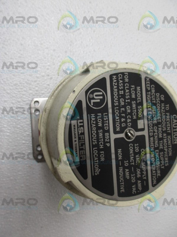 WALLACE & TIERNAN 5500G FLOW SWITCH *USED