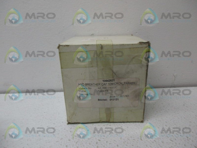 PARKER AB98810001UC FILLER BREATHER *NEW IN BOX*