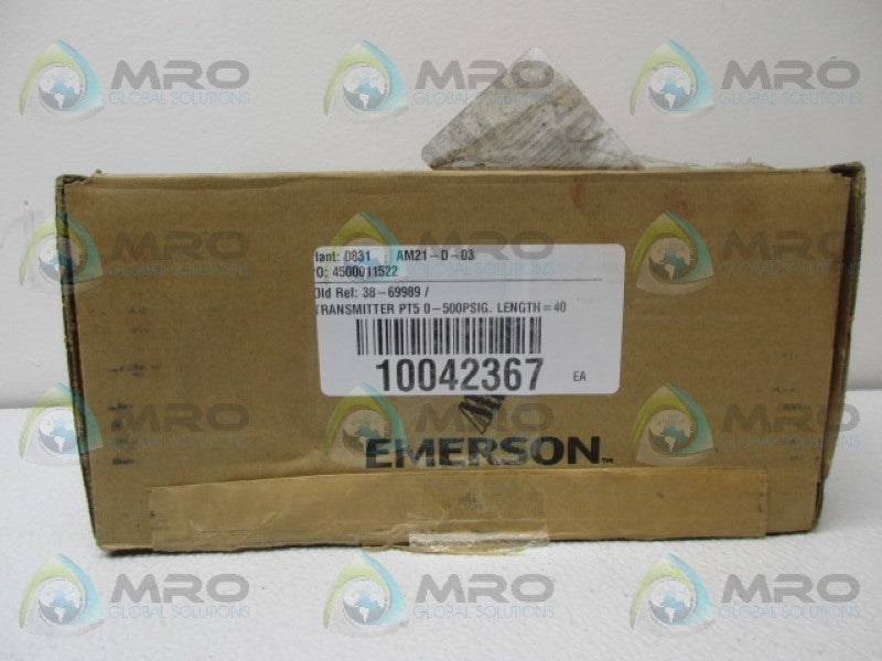 ROSEMOUNT 2088G3S22A1 PRESSURE TRANSMITTER 0-500 PSIG *NEW IN BOX*