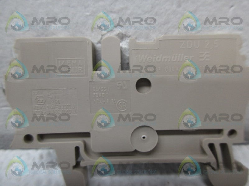 WEIDMULLER ZDU2.5 TERMINAL BLOCK *NEW NO BOX*