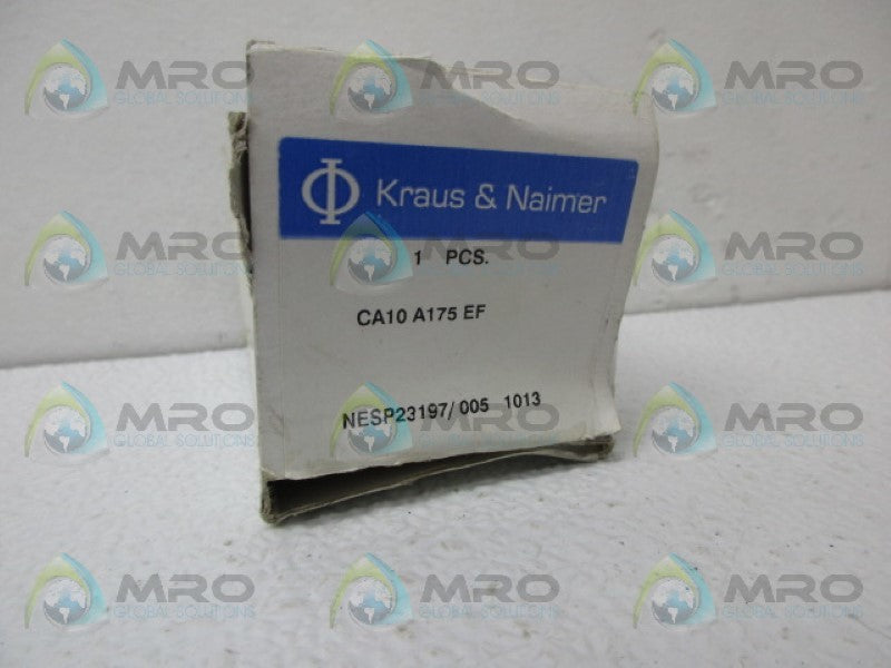KRAUS & NAMIER CA10A175EF ROTARY SWITCH *NEW IN BOX*
