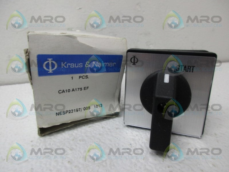 KRAUS & NAMIER CA10A175EF ROTARY SWITCH *NEW IN BOX*