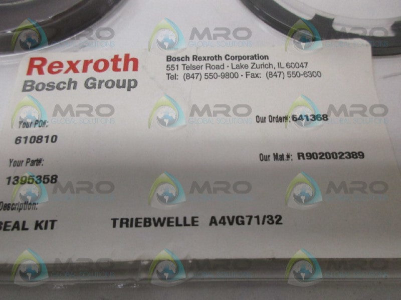 REXROTH R902002389 SEAL KIT *NEW IN ORIGINAL PACKAGE*
