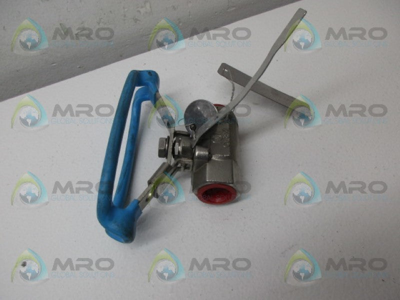 INDUSTRIAL MRO 22SS0R02L0GS005 BALL VALVE 1/2" *NEW NO BOX*