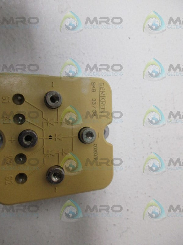 SEMIKRON SKB33/08 POWER BRIDGE RECITIFER *NEW NO BOX*