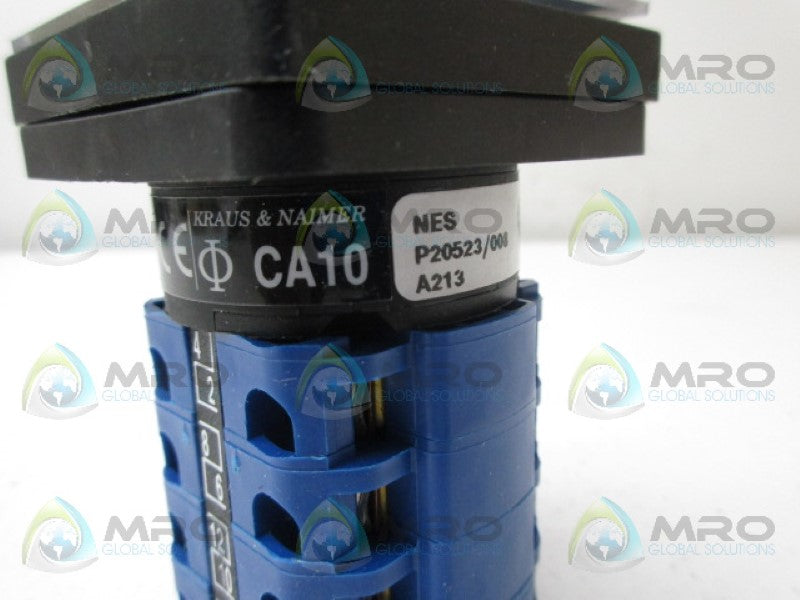 KRAUS & NAIMER CA10A213EF ROARTRY SWITCH *NEW IN BOX*