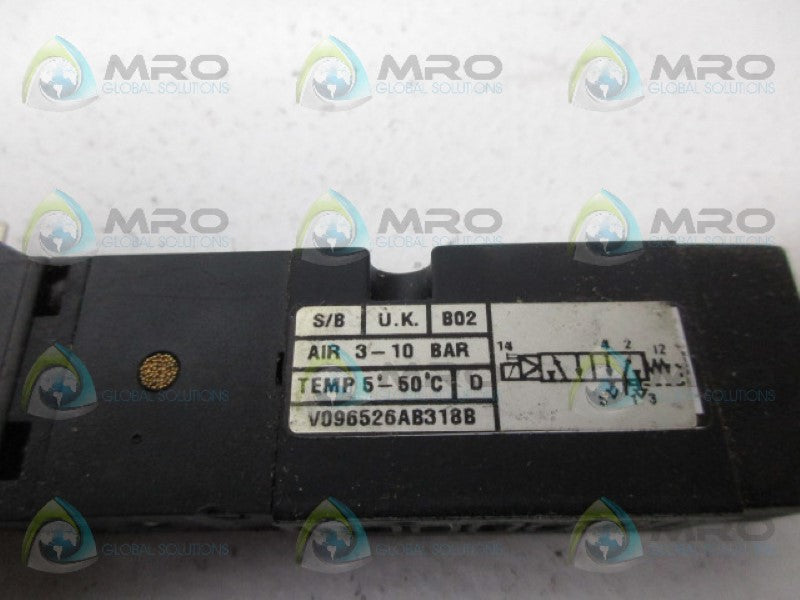 NORGREN V096526AB318B VALVE *NEW NO BOX*