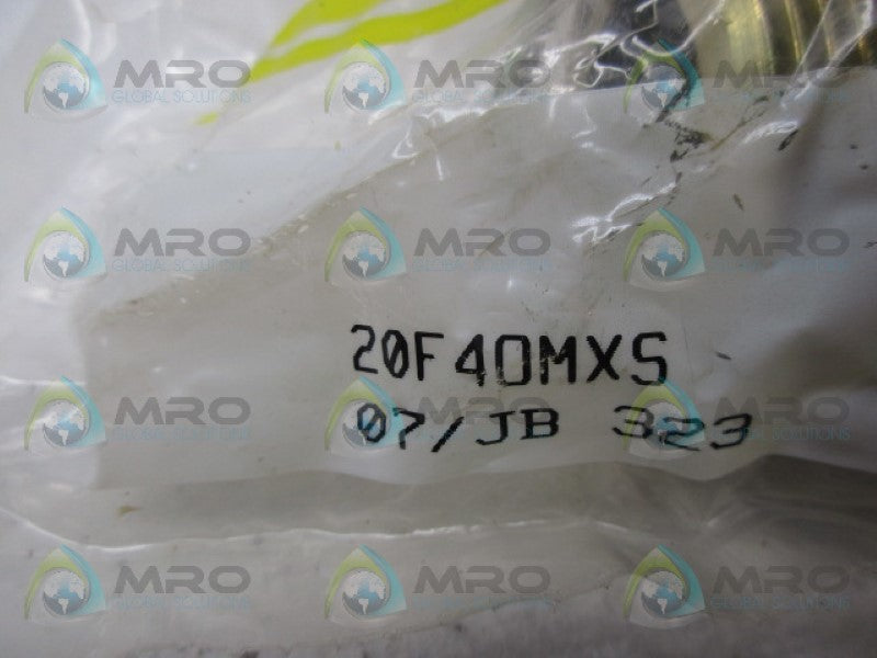 PARKER 20F40MXS CONNECTOR *NEW IN FACTORY BAG*