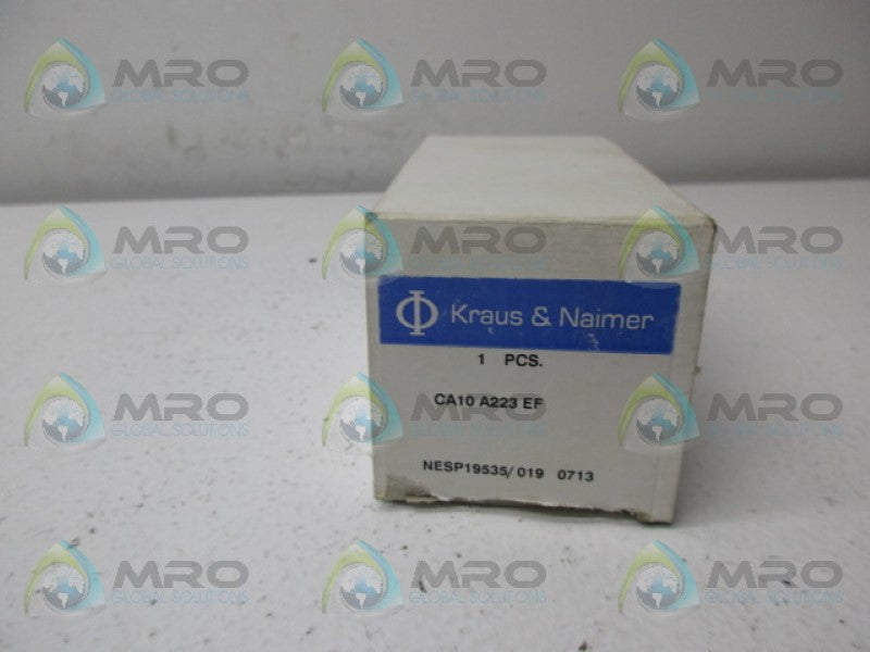KRAUS & NAIMER CA10A223EF ROTARY SWITCH *NEW IN BOX*
