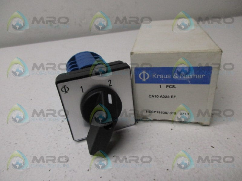 KRAUS & NAIMER CA10A223EF ROTARY SWITCH *NEW IN BOX*